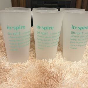 New! Inspire Motivational Cups Set 6